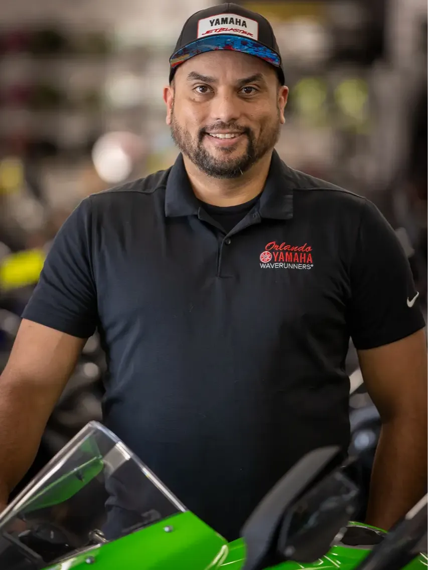 Service Advisor Marco Vega in Service Department at RC Hill Powersports Orlando